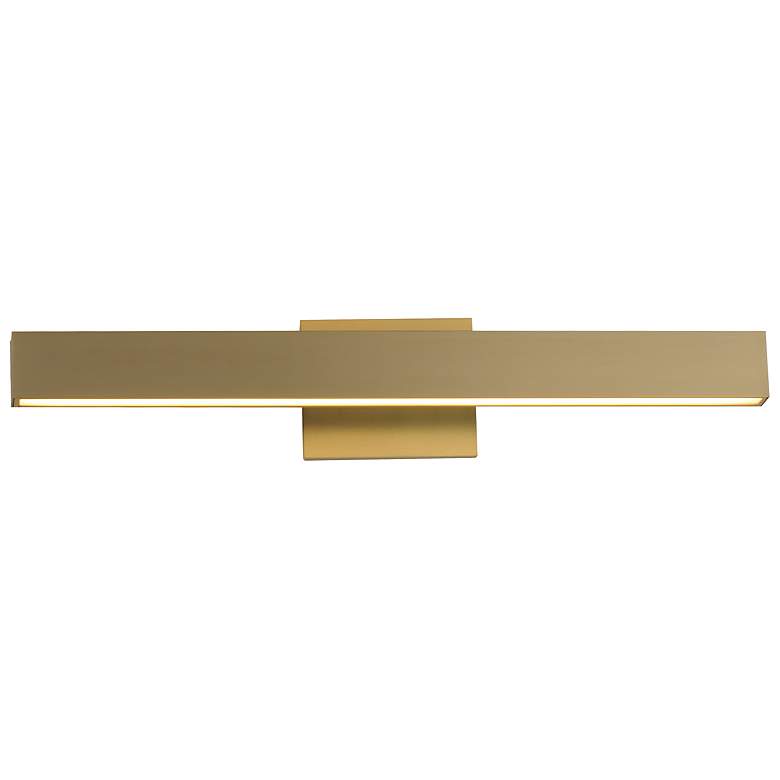 Image 1 ET2 SideLine 5CCT 24" Wide Satin Brass LED Bath Vanity