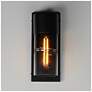 3_ET2 Smokestack 13 3/4" High Black Small LED Outdoor Wall Sconce more views