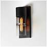 5_ET2 Smokestack 13 3/4" High Black Small LED Outdoor Wall Sconce more views