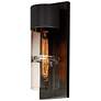 1_ET2 Smokestack 16 3/4" High Black Medium LED Outdoor Wall Sconce