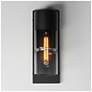 3_ET2 Smokestack 16 3/4" High Black Medium LED Outdoor Wall Sconce more views