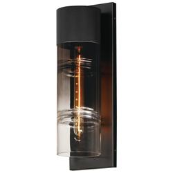 ET2 Smokestack 20" High Black Large LED Outdoor Wall Sconce