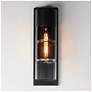 3_ET2 Smokestack 20" High Black Large LED Outdoor Wall Sconce more views