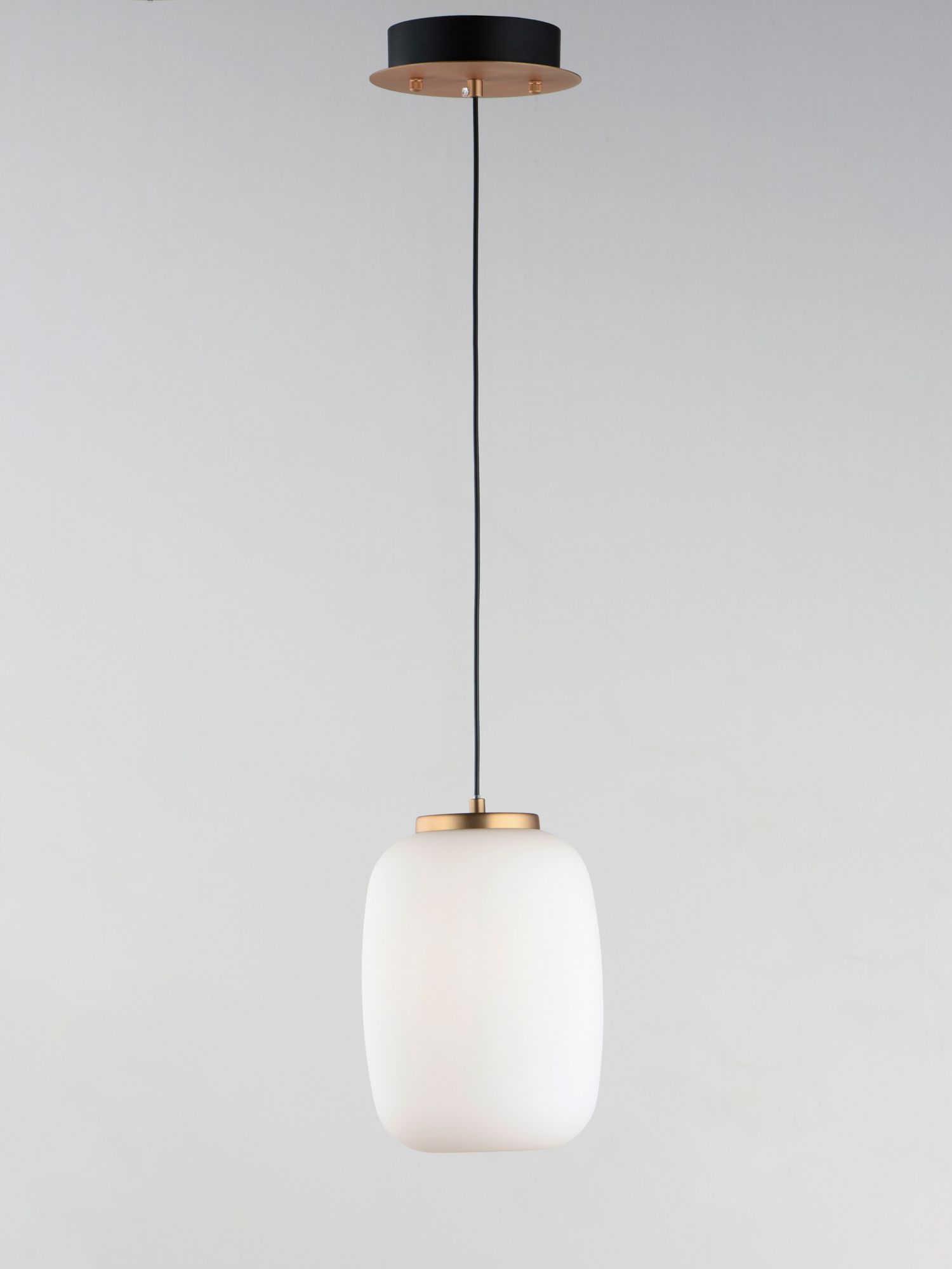 Image 5 ET2 Soji 10 3/4" High Satin White Glass LED Mini Pendant more views