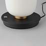 4_ET2 Soji 13" Black/Gold Double Stack Portable Lamp more views