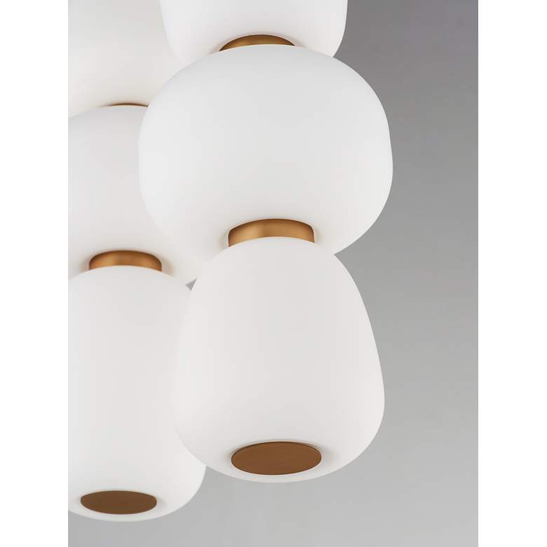 Image 3 ET2 Soji 15.8" Wide Modern LED Multi-Light Lantern Pendant more views