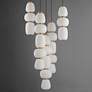 2_ET2 Soji 23 1/2" Wide Black/Gold 5-Light Chandelier more views