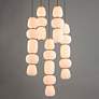 3_ET2 Soji 23 1/2" Wide Black/Gold 5-Light Chandelier more views