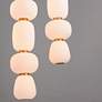 5_ET2 Soji 23 1/2" Wide Black/Gold 5-Light Chandelier more views