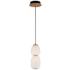 ET2 Soji 4 3/4" Wide Satin White Glass LED Mini Pendant