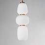 5_ET2 Soji 6" Wide Satin White Glass LED Mini Pendant Light more views