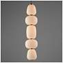 2_ET2 Soji 6" Wide Black/Gold Single LED Pendant more views