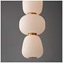 4_ET2 Soji 6" Wide Black/Gold Single LED Pendant more views