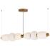 ET2 Soji 60" Black/Gold LED Linear Pendant