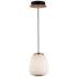 ET2 Soji 8 3/4" High Satin White Glass LED Mini Pendant