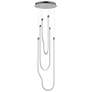 1_ET2 Soleil 13" Polished Chrome 3-Light LED Pendant