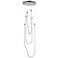 ET2 Soleil 13" Polished Chrome 3-Light LED Pendant