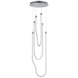 ET2 Soleil 13" Polished Chrome 3-Light LED Pendant