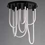 2_ET2 Soleil 20" Black 7-Light LED RD Flush Mount more views