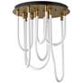 1_ET2 Soleil 20" Natural Aged Brass 7-Light LED RD Flush Mount