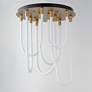 2_ET2 Soleil 20" Natural Aged Brass 7-Light LED RD Flush Mount more views