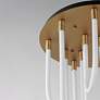 4_ET2 Soleil 20" Natural Aged Brass 7-Light LED RD Flush Mount more views