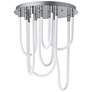 1_ET2 Soleil 20" Polished Chrome 7-Light LED RD Flush Mount