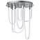ET2 Soleil 20" Polished Chrome 7-Light LED RD Flush Mount