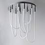 2_ET2 Soleil 20" Polished Chrome 7-Light LED RD Flush Mount more views
