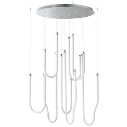 ET2 Soleil 35 1/2" Polished Chrome 8-Light LED Pendant