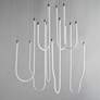 2_ET2 Soleil 35 1/2" Polished Chrome 8-Light LED Pendant more views