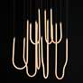 3_ET2 Soleil 35 1/2" Polished Chrome 8-Light LED Pendant more views