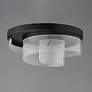 2_ET2 Sonata 20" Wide Black LED Flush Mount more views