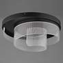 4_ET2 Sonata 20" Wide Black LED Flush Mount more views