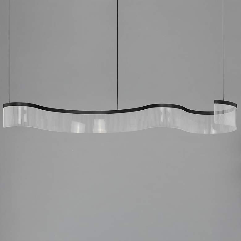 Image 2 ET2 Sonata 59" Black LED Pendant more views