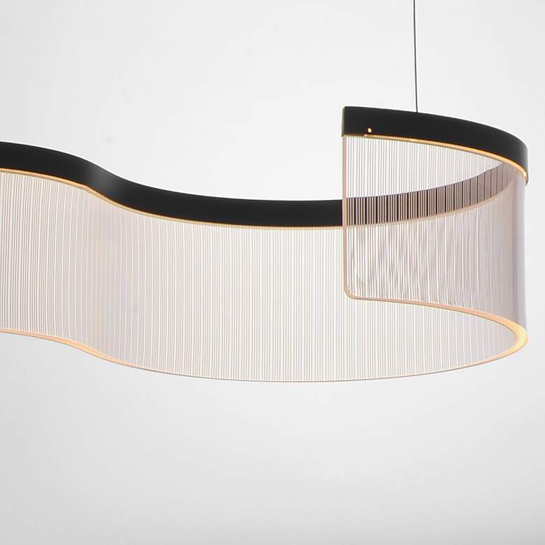 Image 4 ET2 Sonata 59" Black LED Pendant more views