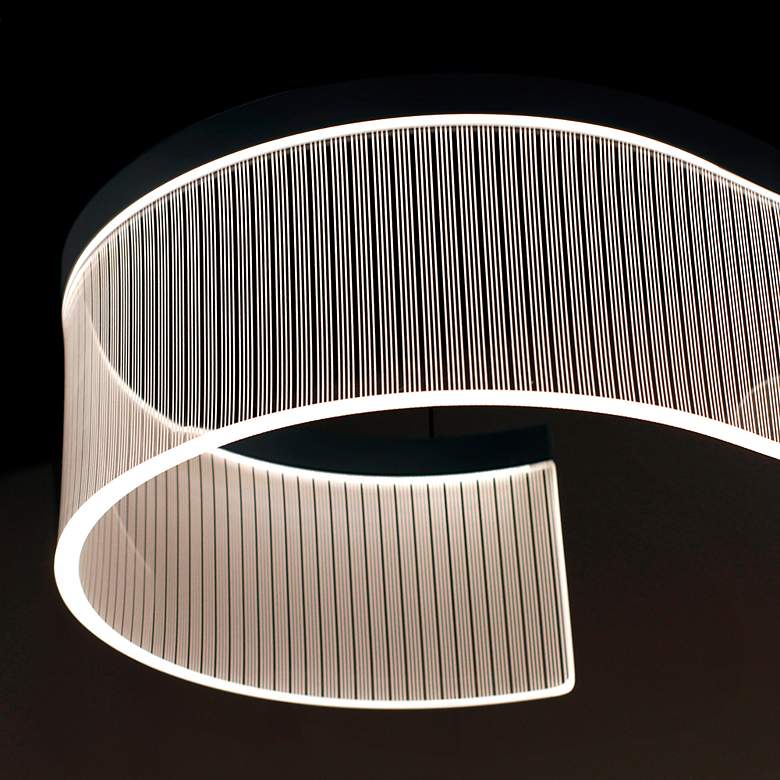 Image 6 ET2 Sonata 59" Black LED Pendant more views