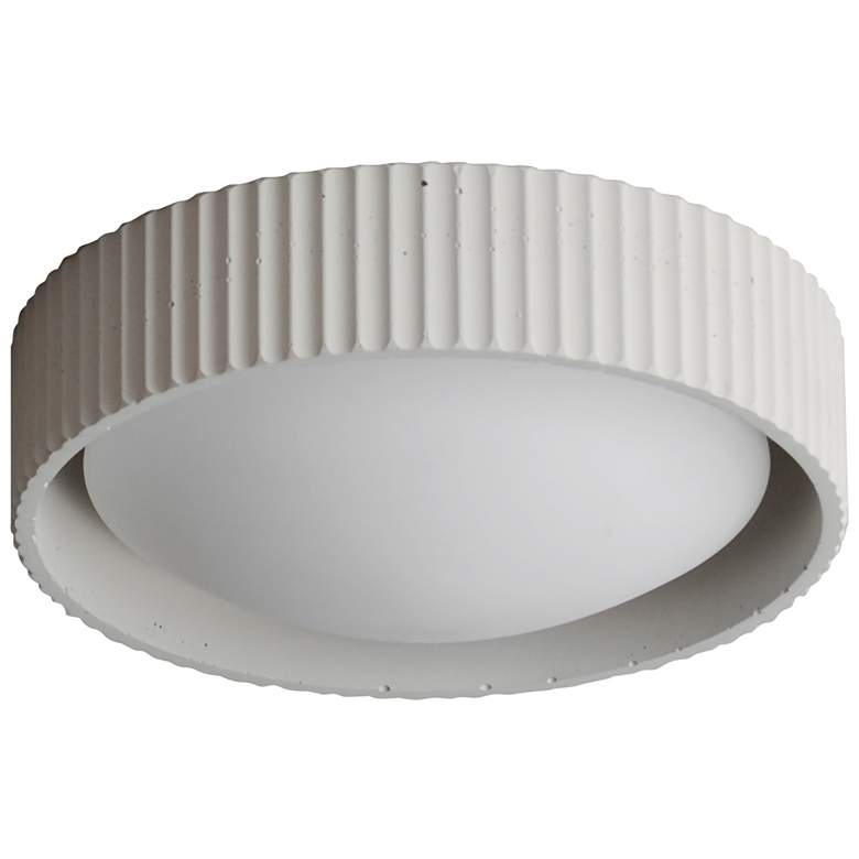 Image 2 ET2 Souffle 10 1/2" Wide Chalk White LED Ceiling Light