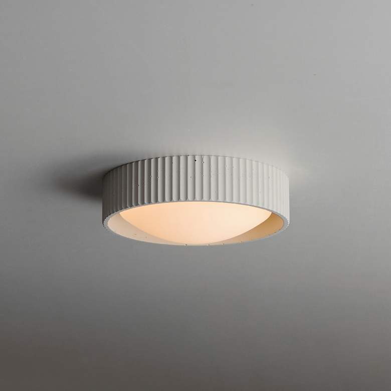 Image 3 ET2 Souffle 10 1/2" Wide Chalk White LED Ceiling Light more views