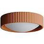 Thumbnail2 of ET2 Souffle 10 1/2" Wide Terra Cotta LED Ceiling Light more views