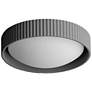 1_ET2 Souffle 13 3/4" Wide Gray LED Ceiling Light