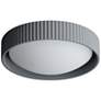 Thumbnail4 of ET2 Souffle 13 3/4" Wide Gray LED Ceiling Light more views
