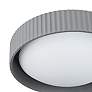 5_ET2 Souffle 13 3/4" Wide Gray LED Ceiling Light more views
