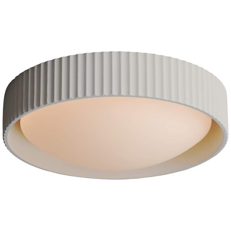 Image 5 ET2 Souffle 14" White Finish Modern LED Flush Mount Ceiling Light more views