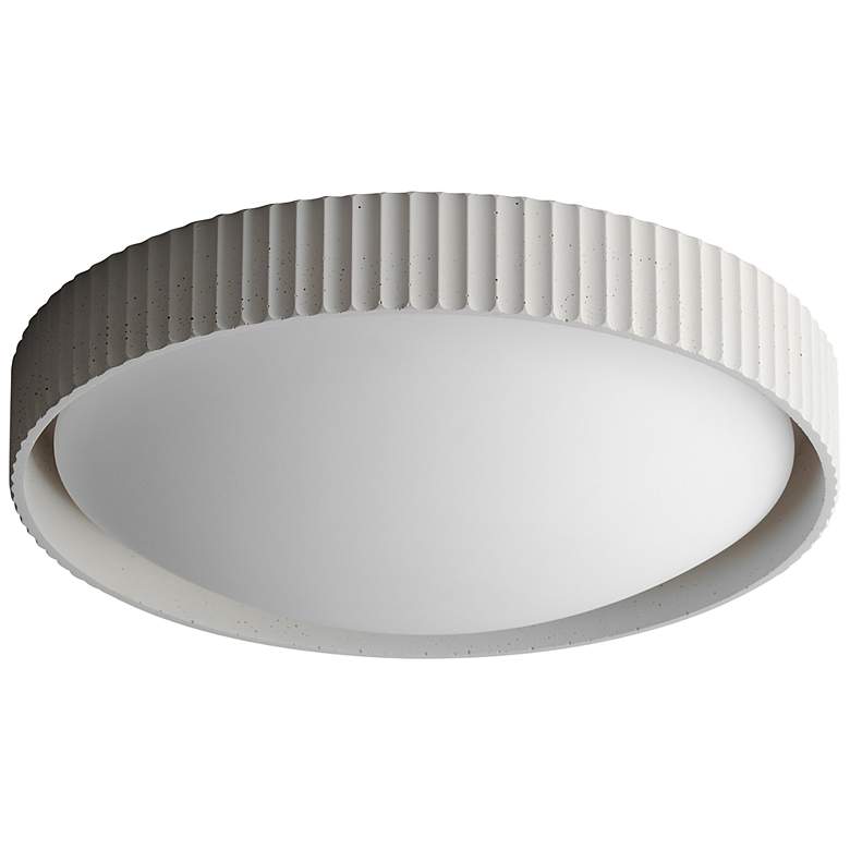 Image 1 ET2 Souffle 18" Wide Chalk White LED Ceiling Light