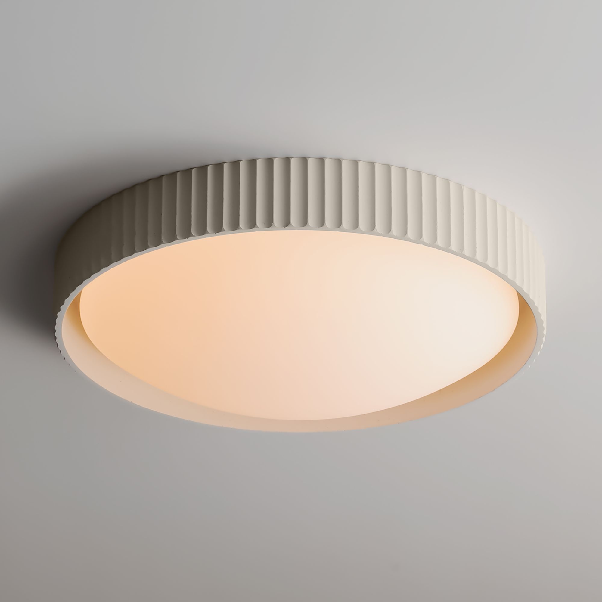 Image 5 ET2 Souffle 18" Wide Chalk White LED Ceiling Light more views