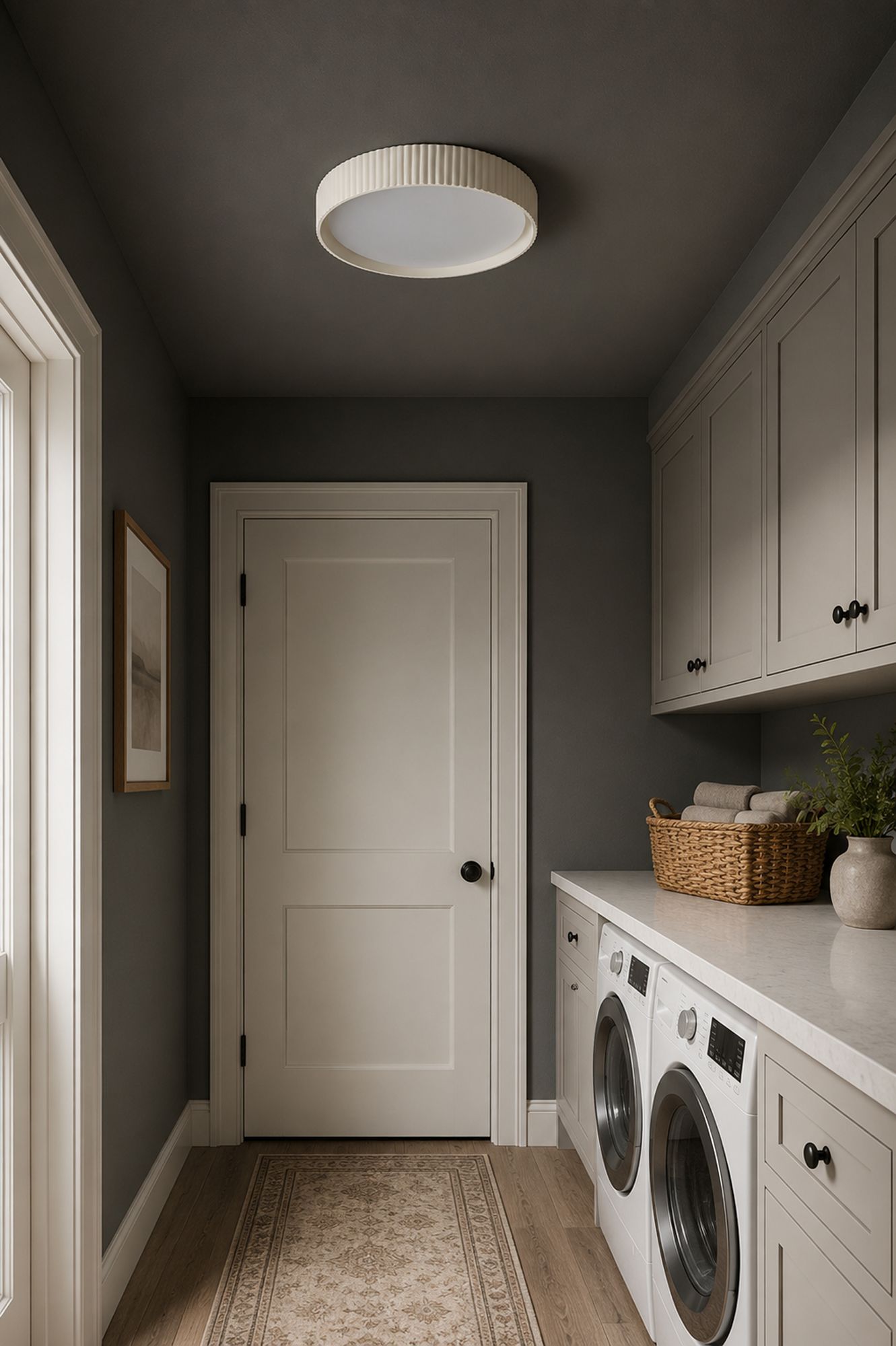 Image 7 ET2 Souffle 18" Wide Chalk White LED Ceiling Light more views