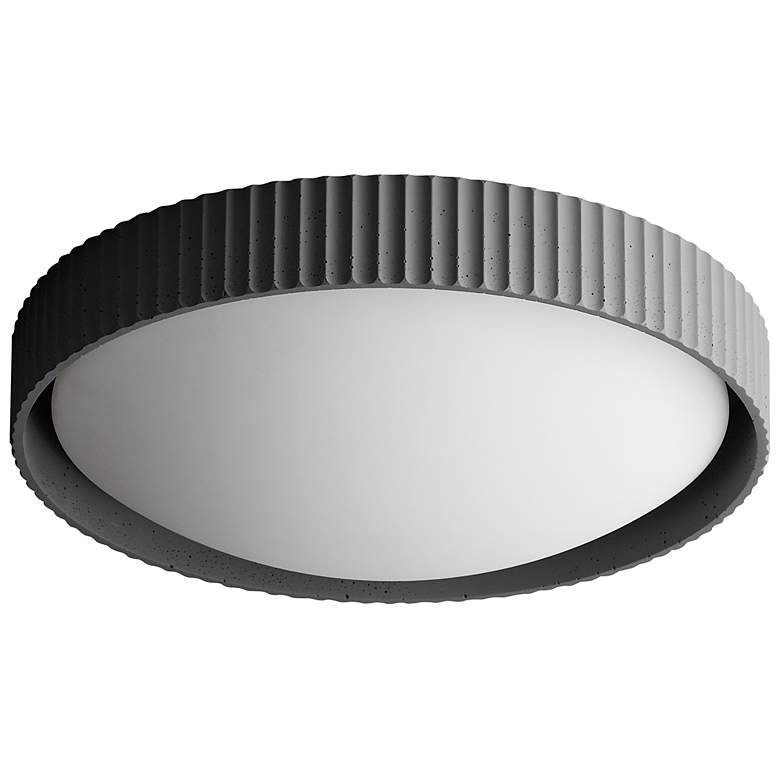 Image 2 ET2 Souffle 18" Wide Gray LED Ceiling Light