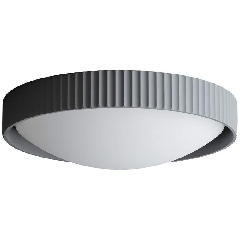 Image 3 ET2 Souffle 18" Wide Gray LED Ceiling Light more views