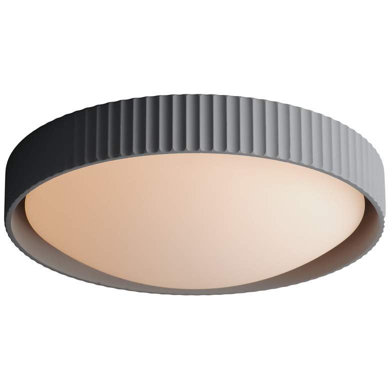 Image 5 ET2 Souffle 18" Wide Gray LED Ceiling Light more views